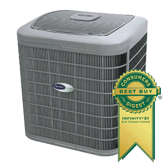 Carrier Infinity 21 central air conditioner.