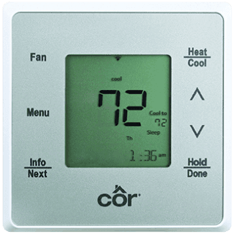 Côr® 5C Wi-Fi® Thermostat.